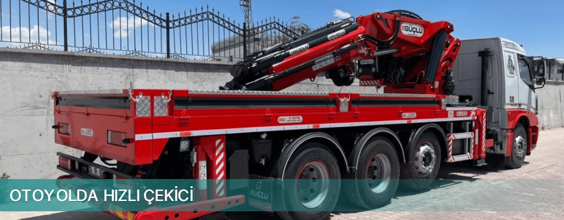 Urla İlçemi Otoyolda Hızlı Çekici